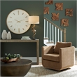 Uttermost Talia Wood Wall Decor in Teak (Set of 9)
