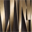 Uttermost Crosshatch Metal Wall Decor in Gold (Set of 2)