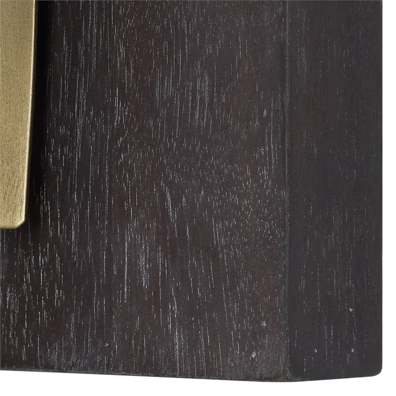uttermost crosshatch metal wall decor in gold (set of 2)