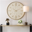 Uttermost Stone Serenity Wall Clock in Off White