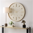 Uttermost Stone Serenity Wall Clock in Off White