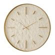Uttermost Stone Serenity Wall Clock in Off White