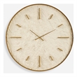 Uttermost Stone Serenity Wall Clock in Off White