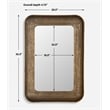 Uttermost Alvaro Antique Brass Mirror
