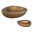 Uttermost Ovate Antique Brass Bowls Set Of 2