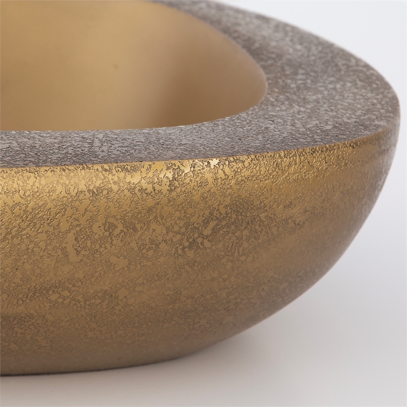 Uttermost Ovate Antique Brass Bowls Set Of 2