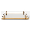 Uttermost Deki Gold Mirrored Tray
