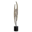 Uttermost Pochette Ribbed Sculpture in Black