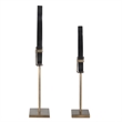 Uttermost Black Flame Sculptures Set of 2