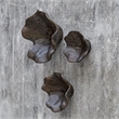Uttermost Two Wood Wall Decor In Mocha (Set of 3)