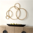 Uttermost Golden Bubbles Metal Wall Decor