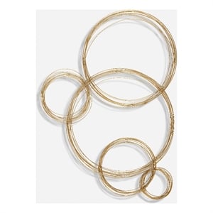 Uttermost Golden Bubbles Metal Wall Decor