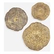 Uttermost Radiance Gold Metal Wall Decor Set of 3
