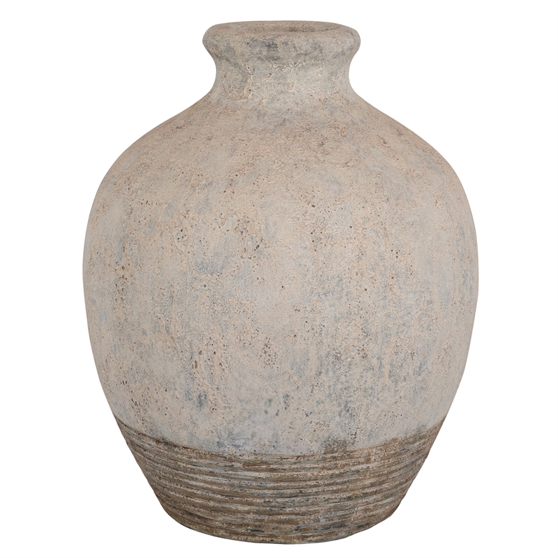 Uttermost Fernandina Oversized Rustic Vase in Brown