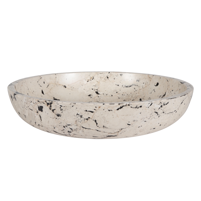 Uttermost Nouveau Limestone Bowl in White