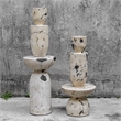 Uttermost Nouveau Tower Sculptures in White (Set of 2)
