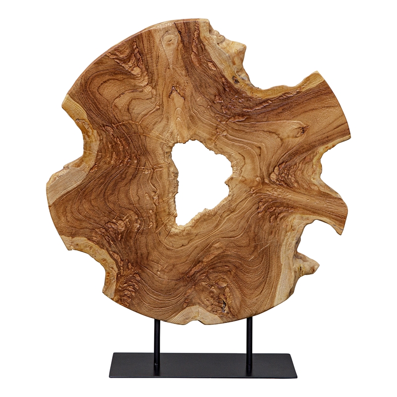 Uttermost Bahati Wood Natural Sculpture in Teak