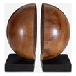 Uttermost Teak And Noir Bookends Set of 2