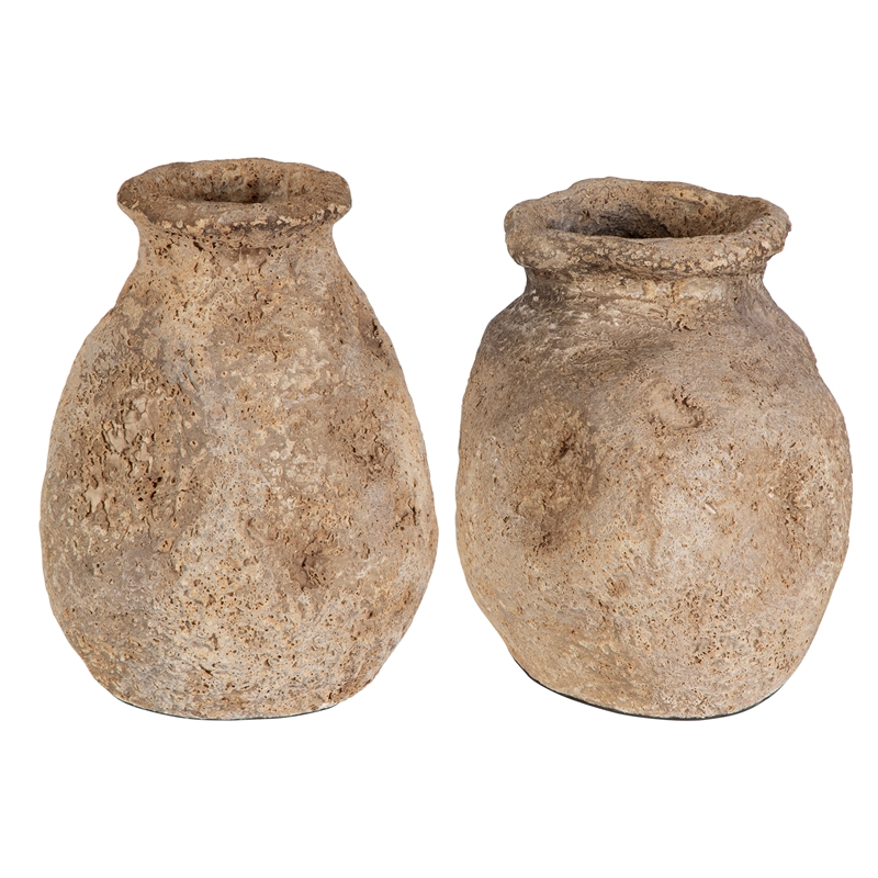 Uttermost Ancient Echos Vases in Brown (Set of 2)