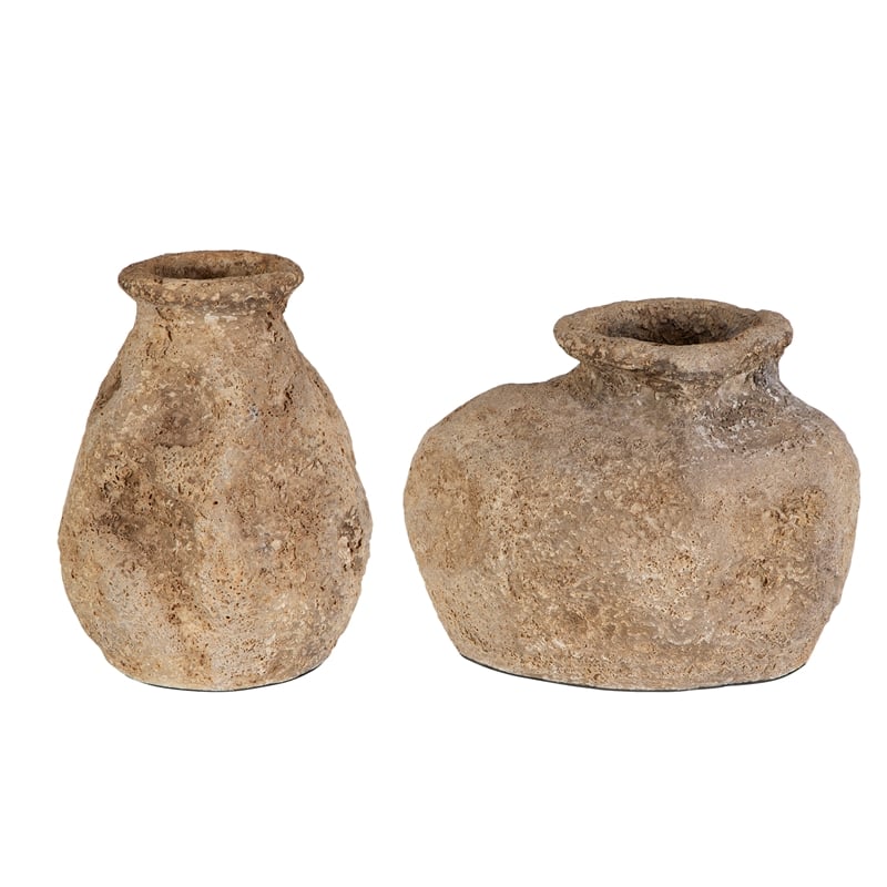 Uttermost Ancient Echos Vases in Brown (Set of 2)