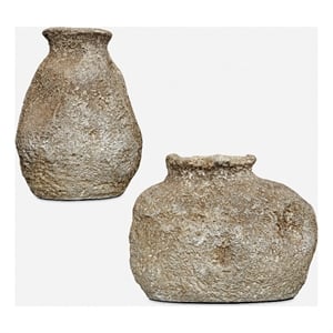 Uttermost Ancient Echos Vases in Brown (Set of 2)