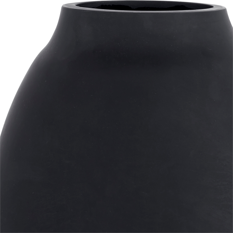 Uttermost Hearth Matte Black Vases Set of 3