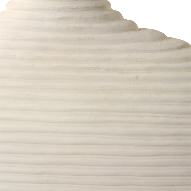 Uttermost Duostacked Matte White Vases Set of 2