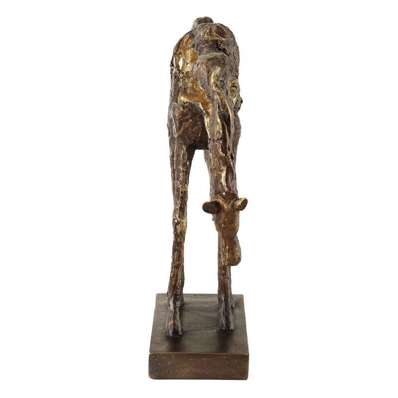 Uttermost Openly Grazing Horse Sculpture in Bronze