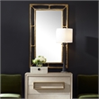 Uttermost Felix Antique Brass Rectangle Mirror