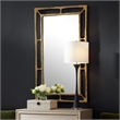 Uttermost Felix Antique Brass Rectangle Mirror