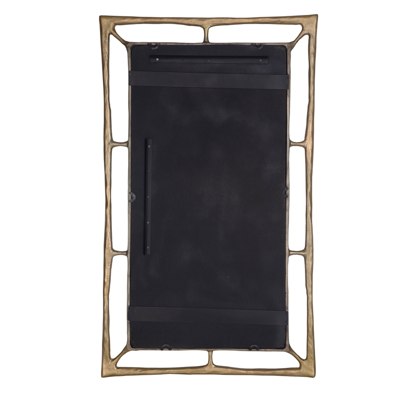 Uttermost Felix Antique Brass Rectangle Mirror