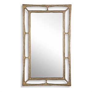 Uttermost Felix Antique Brass Rectangle Mirror