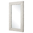 Uttermost Quarry Rectangle Stone Veneer Mirror in Ivory