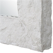 Uttermost Quarry Rectangle Stone Veneer Mirror in Ivory