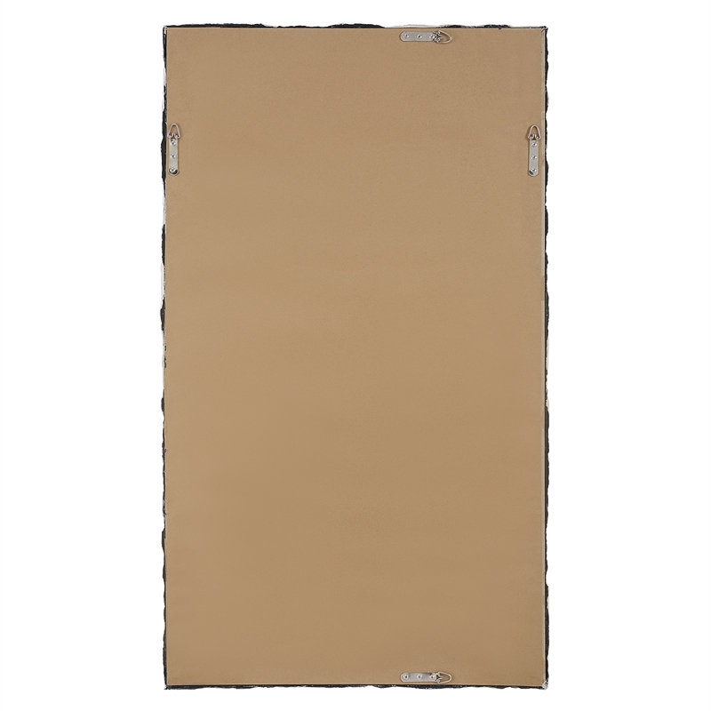 Uttermost Quarry Rectangle Stone Veneer Mirror in Ivory
