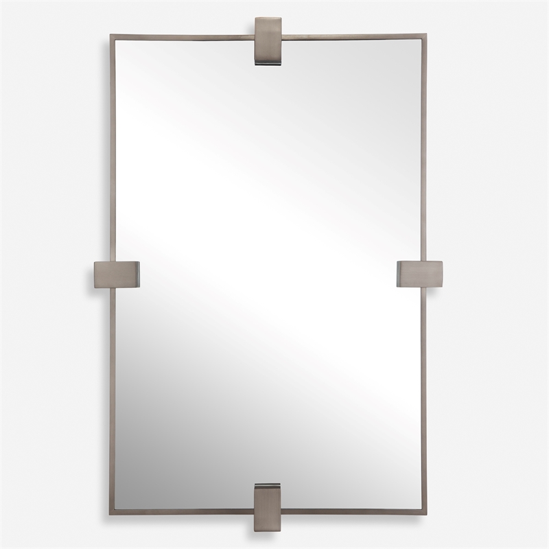 Uttermost Bateau Modern Mirror in Gunmetal