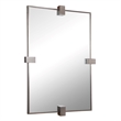 Uttermost Bateau Modern Mirror in Gunmetal
