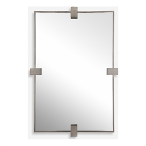 Uttermost Bateau Modern Mirror in Gunmetal