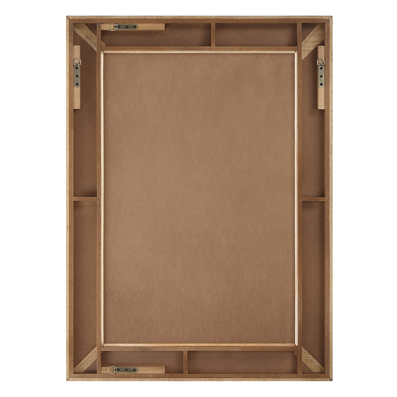 Uttermost Bungalow Grass Cloth Mirror in Natural