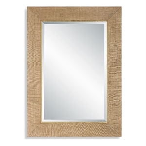 Uttermost Bungalow Grass Cloth Mirror in Natural