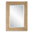 Uttermost Bungalow Grass Cloth Mirror in Natural