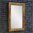 Uttermost Overlap Teak Wood Mirror