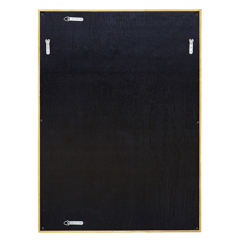 Uttermost Overlap Teak Wood Mirror