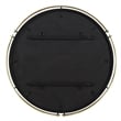 Uttermost Wesley Round Mirror in Antique Brass