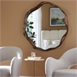 Uttermost Catch The Wave Round Mirror in Bronze