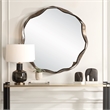 Uttermost Catch The Wave Round Mirror in Bronze