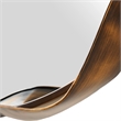 Uttermost Catch The Wave Round Mirror in Bronze