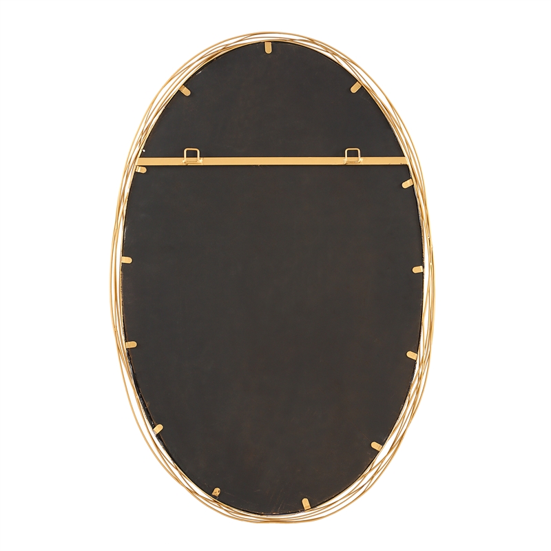 Uttermost Gillian Oval Mirror in in Gold