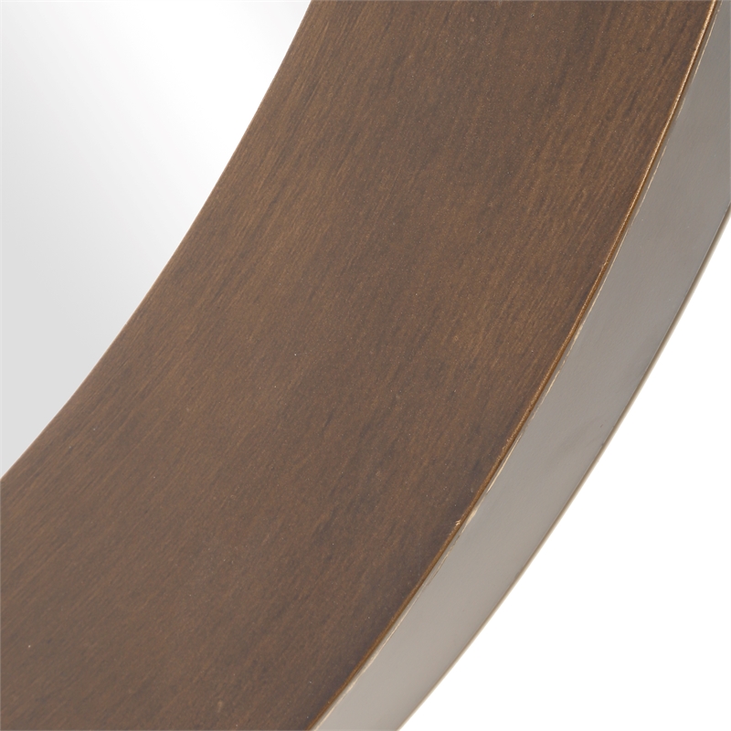 Uttermost Reverse Round Mirror in Bronze