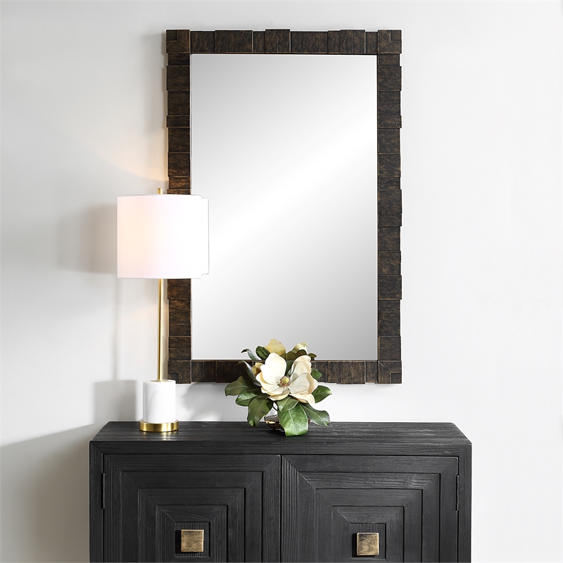 Uttermost Bustelo Dark Bronze Mirror